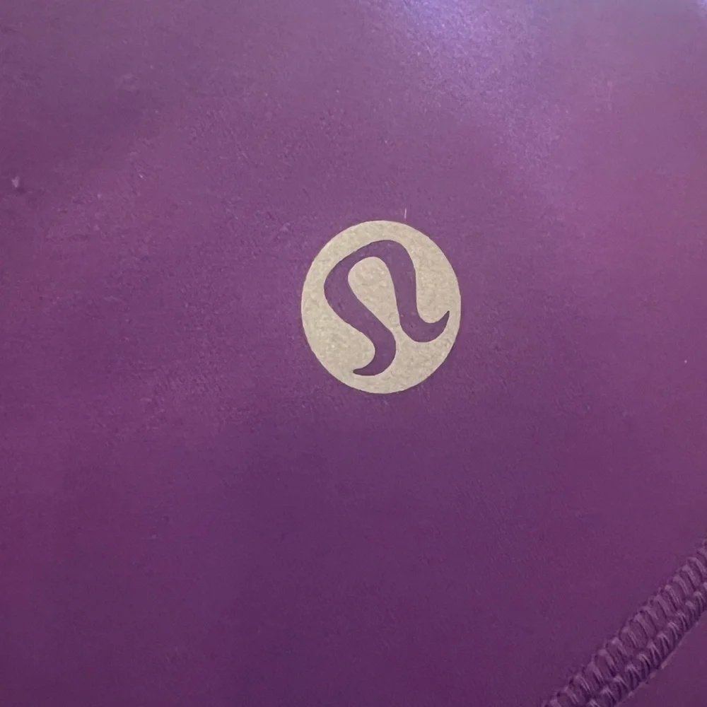 Lululemon Wunder Train HR Crop 15 Inch Everlux Leggings Purple